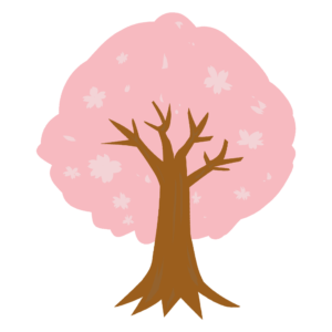 桜の木のイラスト