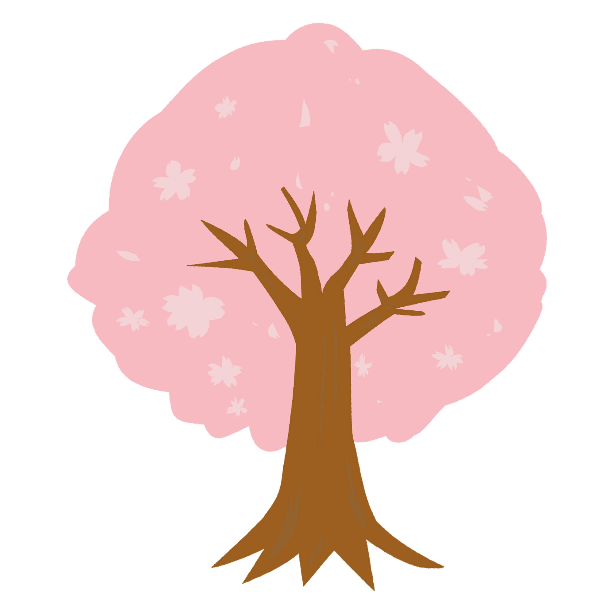桜の木のイラスト