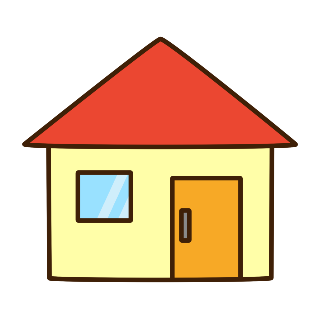 シンプルな家のイラスト