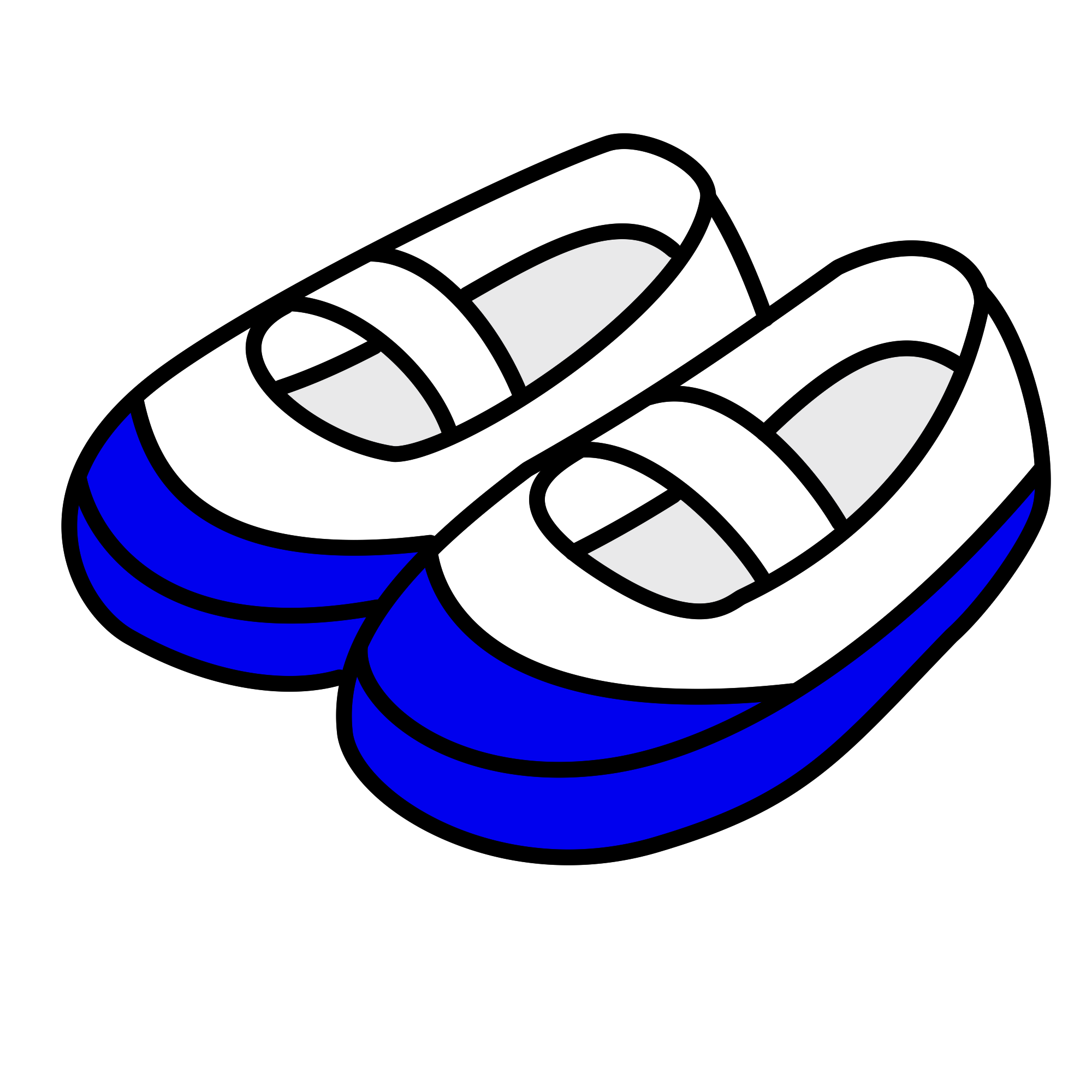 学校用上履きのイラスト｜かわいい・シンプル無料素材