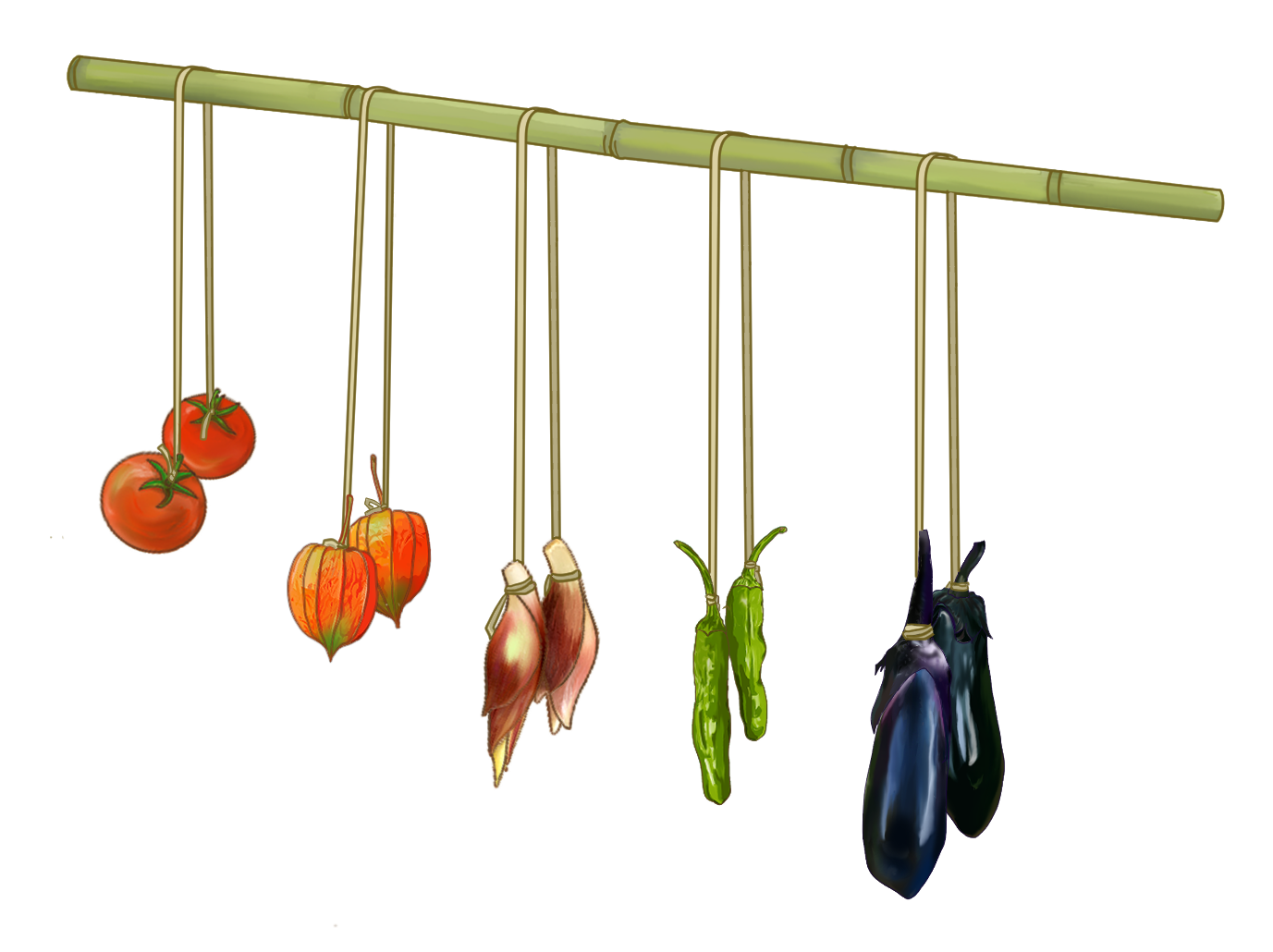 お盆飾り（精霊棚）のイラスト｜和風・供養・日本文化素材