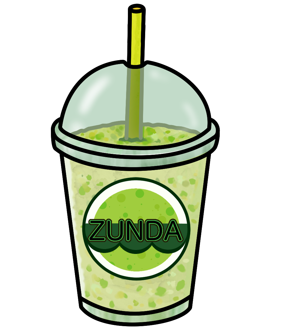 ずんだシェイクのシンプルイラスト｜名物、無料ダウンロード素材