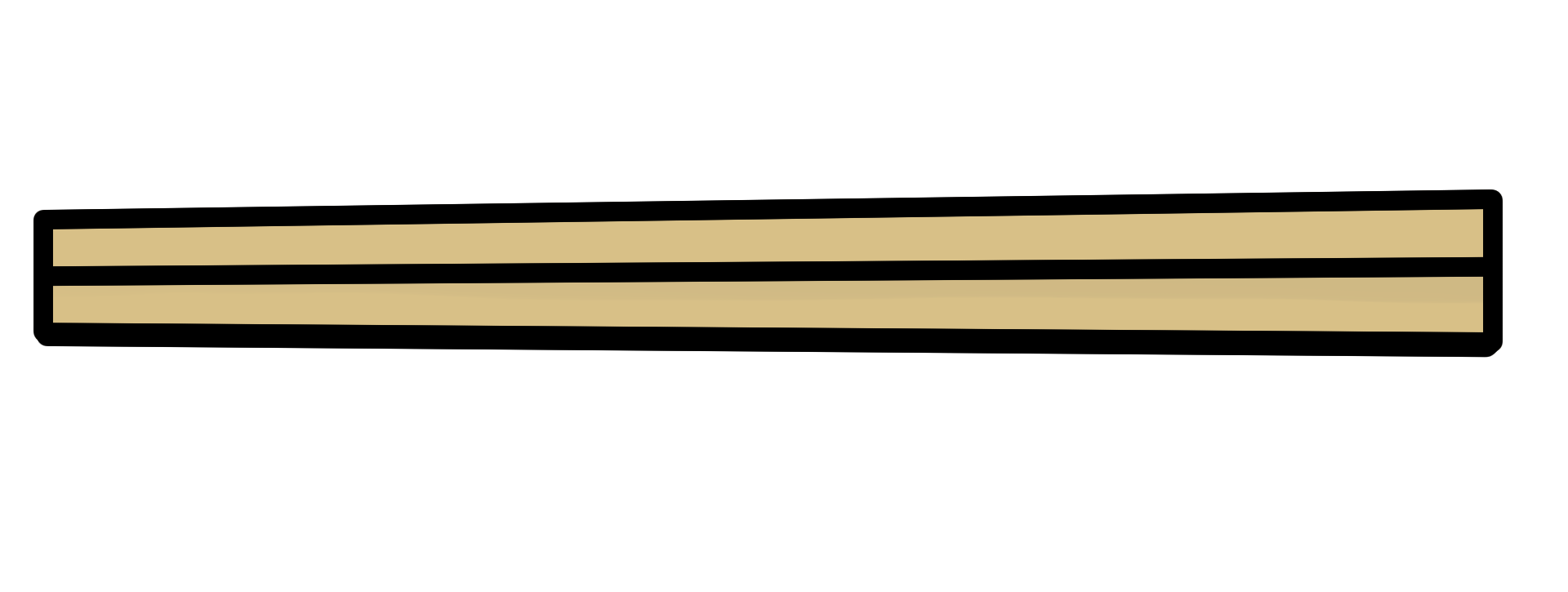 未使用の割り箸イラスト｜飲食店・定食素材