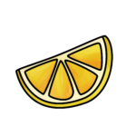 レモンのくし切りイラスト｜料理添え・飲食店素材
