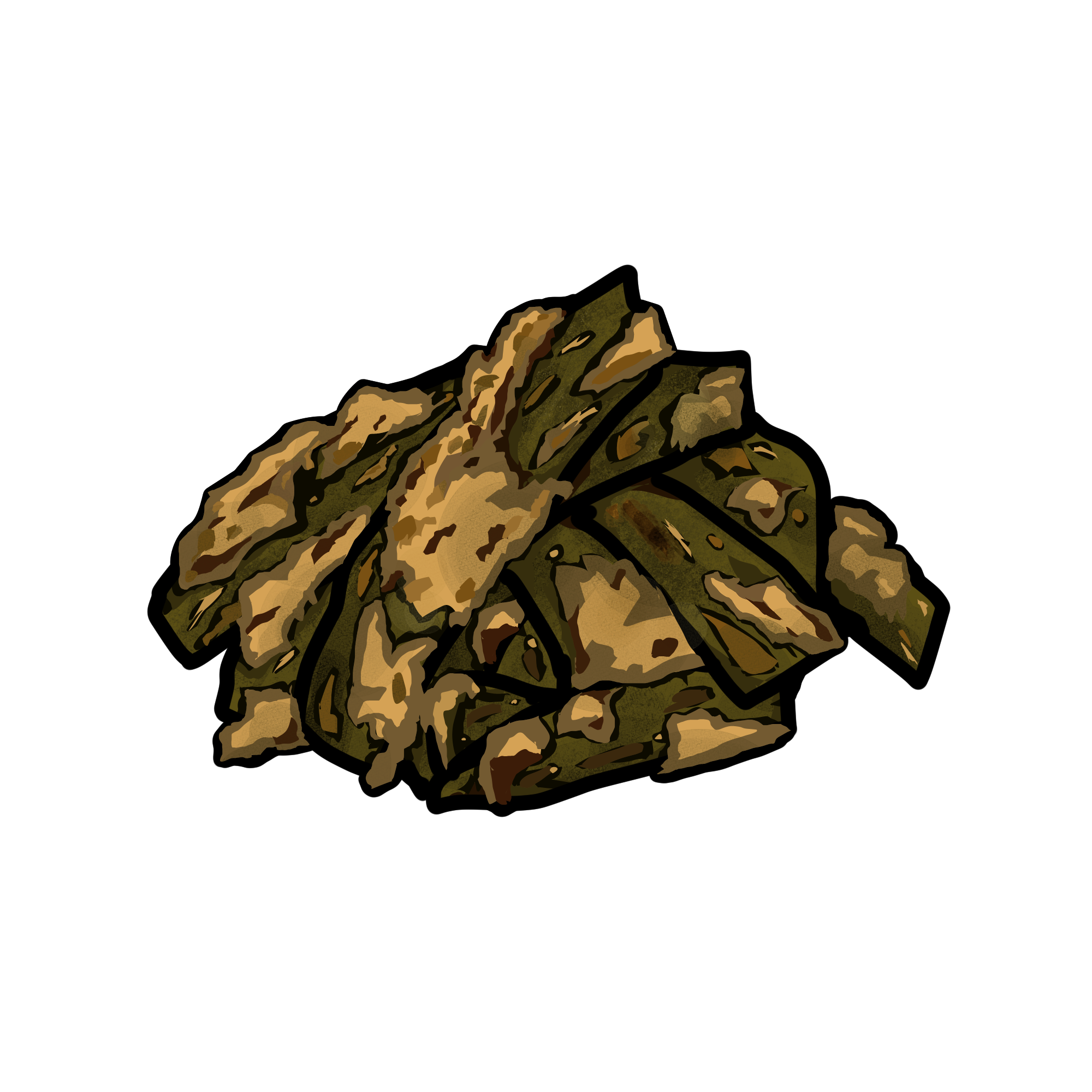 牛タン付け合わせ南蛮漬けのイラスト｜シンプル料理素材