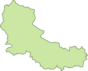 仙台市青葉区の地図イラスト|シンプル地域マップ