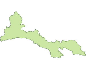 仙台市太白区の地図イラスト|シンプル地域マップ