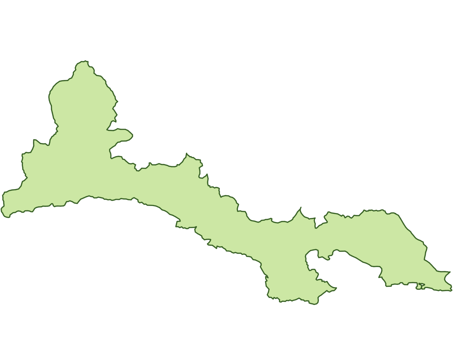 仙台市太白区の地図イラスト｜シンプル地域マップ