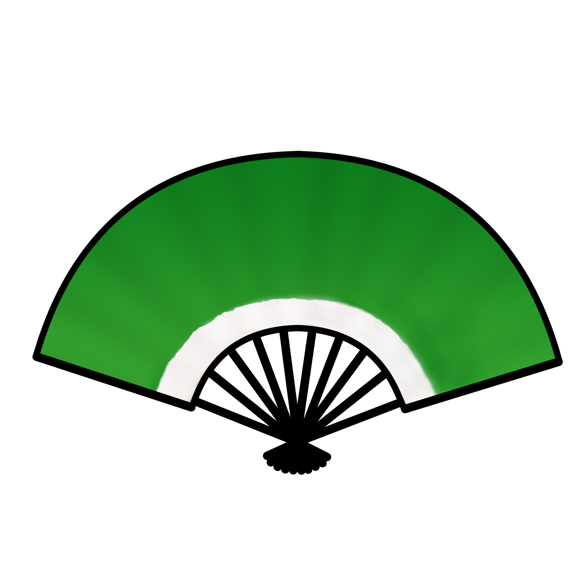 扇子のイラスト｜雀踊り・祭り素材